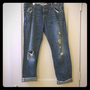 Distressed Hollister Boyfriend Jeans